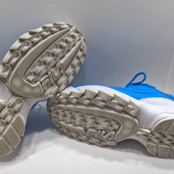 FILA WOMEN SIZE 8.5 ATHLETIC RUNNING SHOE BRIGHT BLUE - TURQUOISE COLOR - Picture 4 of 5